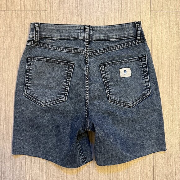 Ripton Black Acid Cutoff Jean Shorts (Jorts), Women's 25 - Picture 3 of 6